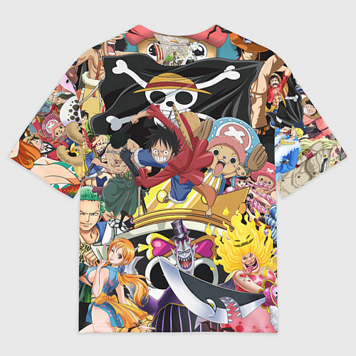Мужская футболка оверсайз One Pieceгерои / 3D-принт – фото 2
