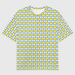 Мужская футболка оверсайз Геометрия абстракция