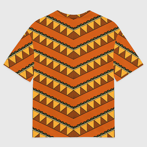 Мужская футболка оверсайз Polynesian tiki ANGRY / 3D-принт – фото 2