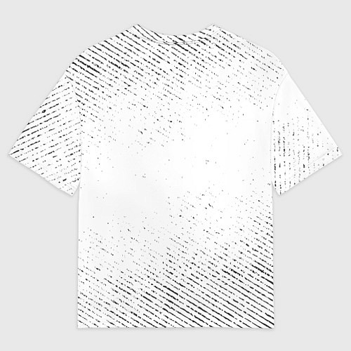 Мужская футболка оверсайз Benfica с потертостями на светлом фоне / 3D-принт – фото 2