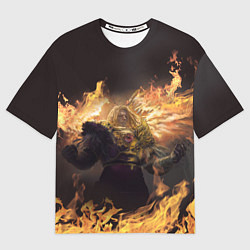 Мужская футболка оверсайз Фулгрим Феникс