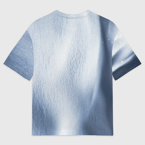 Мужская футболка оверсайз Абстрактный пепел - Серый / 3D-принт – фото 2