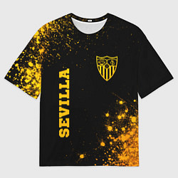 Футболка оверсайз мужская Sevilla - Gold Gradient, цвет: 3D-принт