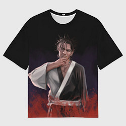 Мужская футболка оверсайз Manji - Клинок Бессмертного