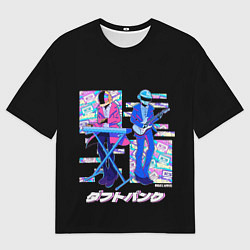 Мужская футболка оверсайз Daft punk ufo