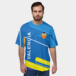 Футболка оверсайз мужская Valencia Абстракция, цвет: 3D-принт — фото 2