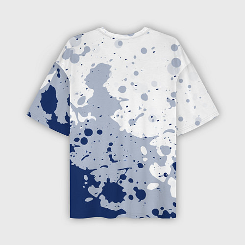 Мужская футболка оверсайз Tottenham hotspur Брызги красок / 3D-принт – фото 2
