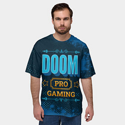 Футболка оверсайз мужская Игра Doom: pro gaming, цвет: 3D-принт — фото 2