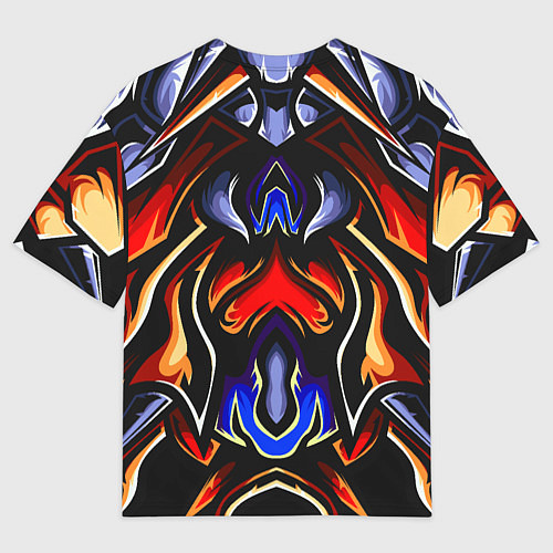 Мужская футболка оверсайз Железный монстр / 3D-принт – фото 2