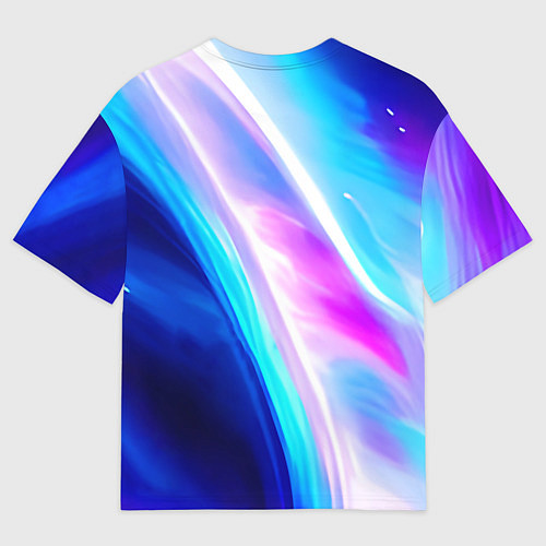 Мужская футболка оверсайз Звездная вспышка / 3D-принт – фото 2