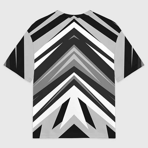 Мужская футболка оверсайз Униформа кроссфита - абстракция / 3D-принт – фото 2