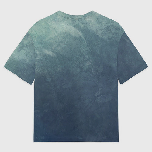 Мужская футболка оверсайз Beautiful Peacock / 3D-принт – фото 2