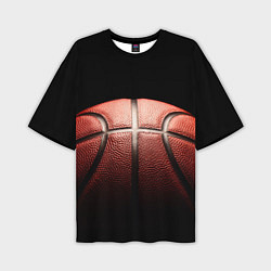 Мужская футболка оверсайз Basketball ball