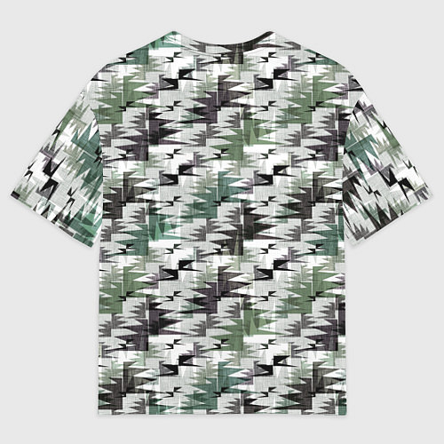 Мужская футболка оверсайз Абстрактный камуфляжный светлый / 3D-принт – фото 2