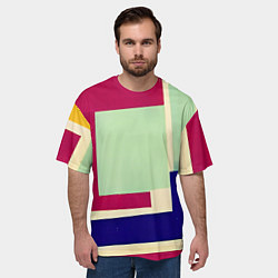 Футболка оверсайз мужская В стиле авангардизма, цвет: 3D-принт — фото 2