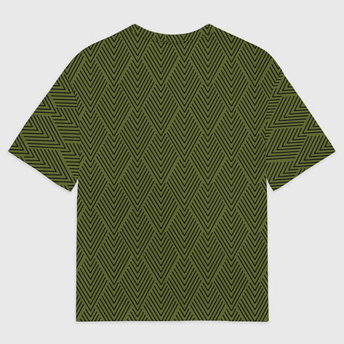 Мужская футболка оверсайз Polynesian tiki HUMBLE / 3D-принт – фото 2