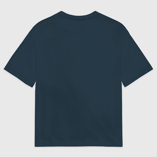 Мужская футболка оверсайз Без лица и в кепке / 3D-принт – фото 2