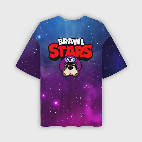 Мужская футболка оверсайз Галактический генерал Гавс Brawl Stars / 3D-принт – фото 2