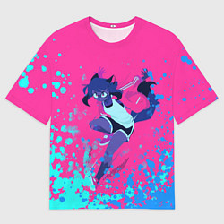 Футболка оверсайз мужская Митиру Кагэмори арт - Совершенно новое животное, цвет: 3D-принт