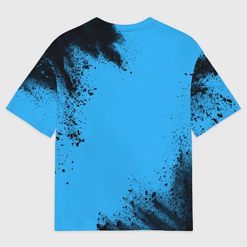 Мужская футболка оверсайз Андрей космонавт футболист / 3D-принт – фото 2