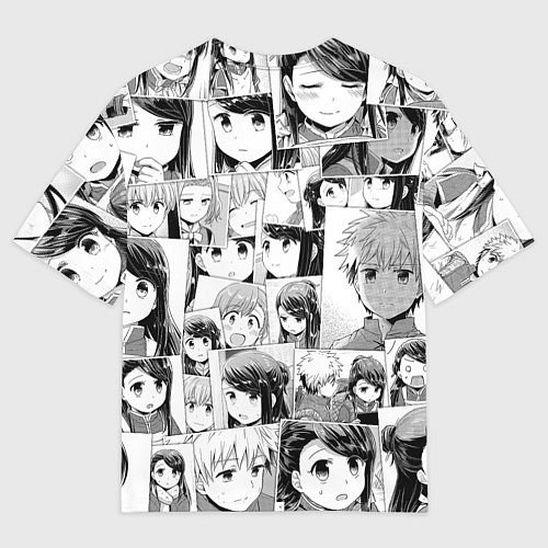 Мужская футболка оверсайз Власть книжного червя паттерн / 3D-принт – фото 2