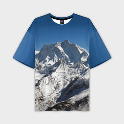 Мужская футболка оверсайз Канченджанга, Гималаи, 8 586 м