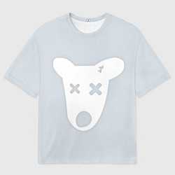 Мужская футболка оверсайз Собачка - Удалённая страница ВК