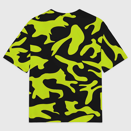 Мужская футболка оверсайз Семья шпиона Black&Yellow / 3D-принт – фото 2