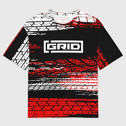 Мужская футболка оверсайз Grid legends - гонки