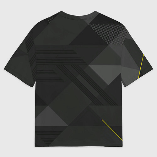 Мужская футболка оверсайз Porsche - logo / 3D-принт – фото 2