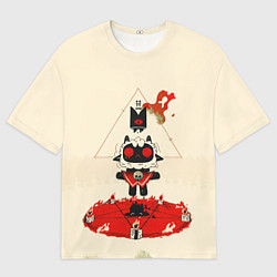 Мужская футболка оверсайз Культ ягненка агнец