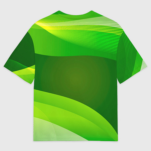 Мужская футболка оверсайз Банан катится на скейте / 3D-принт – фото 2