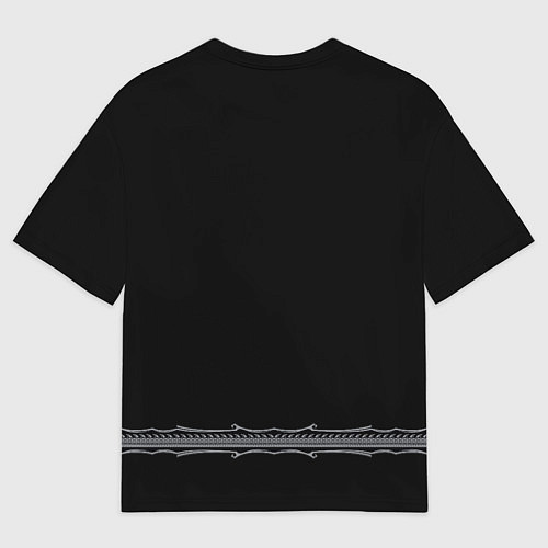 Мужская футболка оверсайз Дом Дракона орнамент с драконами / 3D-принт – фото 2