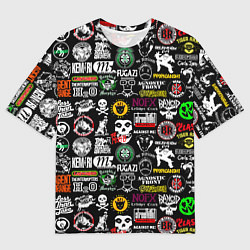 Мужская футболка оверсайз Inscriptions in English quotes