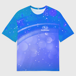 Мужская футболка оверсайз Субару - sport