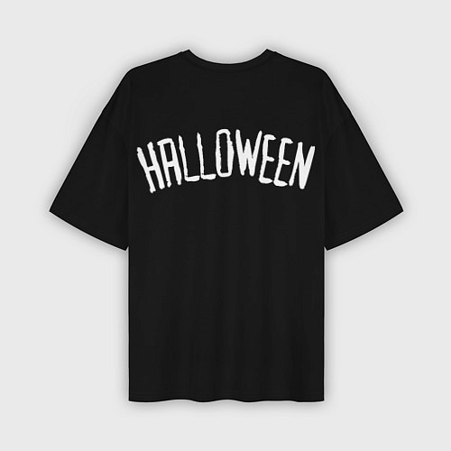 Мужская футболка оверсайз Halloween - светильник Джека / 3D-принт – фото 2