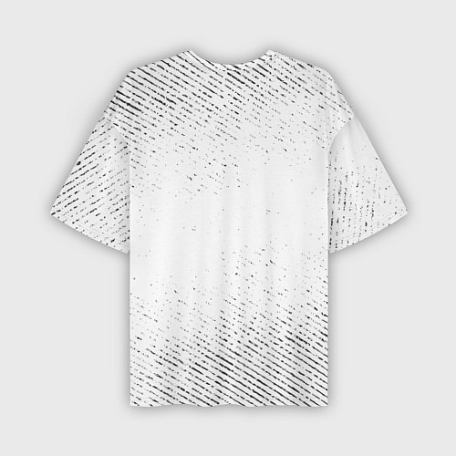 Мужская футболка оверсайз Disturbed с потертостями на светлом фоне / 3D-принт – фото 2