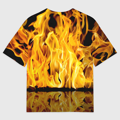 Мужская футболка оверсайз Гомер Симпсон - соло на гитаре! / 3D-принт – фото 2