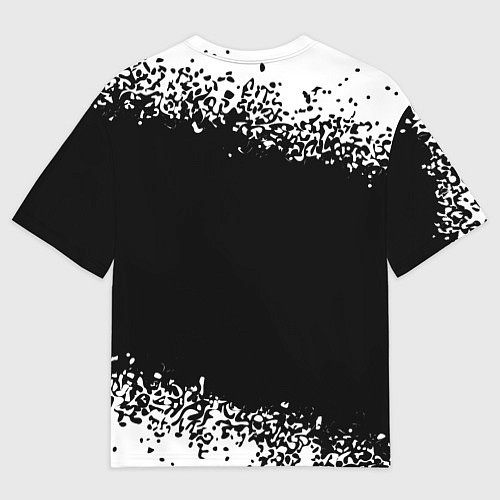 Мужская футболка оверсайз Строитель из России и герб Российской Федерации / 3D-принт – фото 2