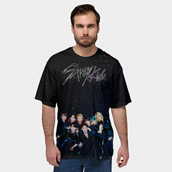 Футболка оверсайз мужская Stray Kids boy band, цвет: 3D-принт — фото 2