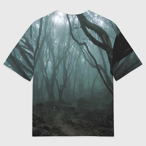 Мужская футболка оверсайз F*ck your halloween! / 3D-принт – фото 2