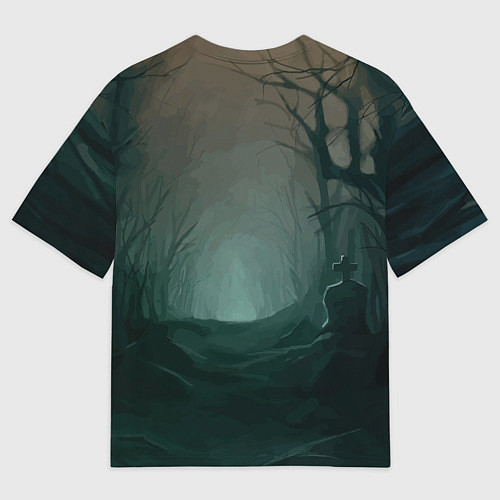 Мужская футболка оверсайз Happy Halloween - Crab / 3D-принт – фото 2