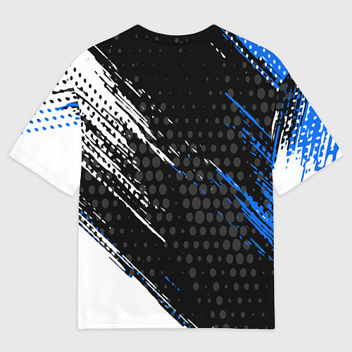 Мужская футболка оверсайз Napoli Краска / 3D-принт – фото 2
