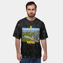 Футболка оверсайз мужская Город Киров - парк, цвет: 3D-принт — фото 2