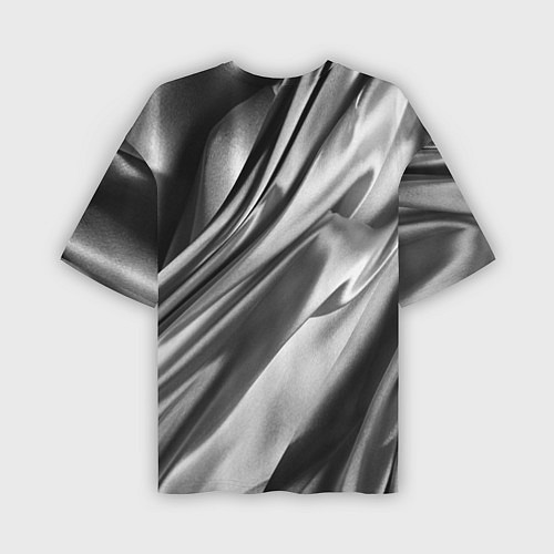 Мужская футболка оверсайз Объёмный сатин - текстура / 3D-принт – фото 2