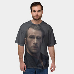 Футболка оверсайз мужская Джозеф Алоизиус Миллер арт, цвет: 3D-принт — фото 2