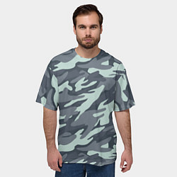 Футболка оверсайз мужская Узор камуфляж, цвет: 3D-принт — фото 2