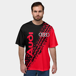 Футболка оверсайз мужская Audi, цвет: 3D-принт — фото 2
