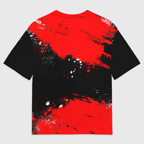 Мужская футболка оверсайз Каменный герб России / 3D-принт – фото 2