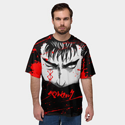 Футболка оверсайз мужская BERSERK ГАТС, цвет: 3D-принт — фото 2